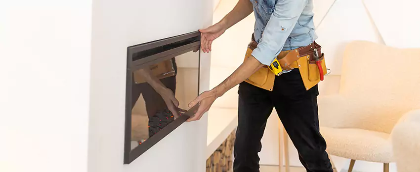 Metal Fireplace Installation in Mason, Ohio