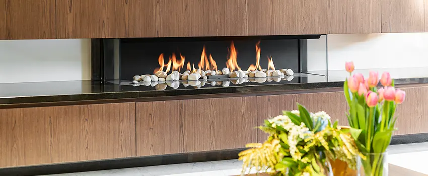 Double-height Fireplace Design Refurbishment in Mason, Ohio
