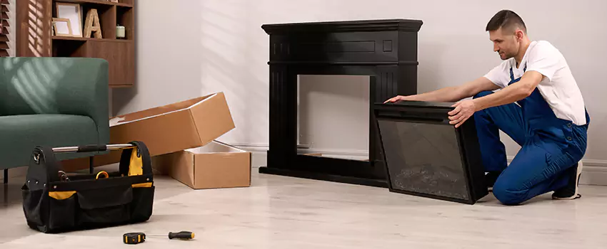 Old Rusted Metal Fireplace Repair And Replacement in Mason, OH